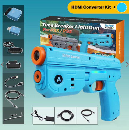 Time Breaker LightGun for PS1 /PS2 