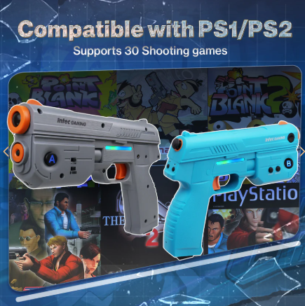 Time Breaker LightGun for PS1 /PS2 