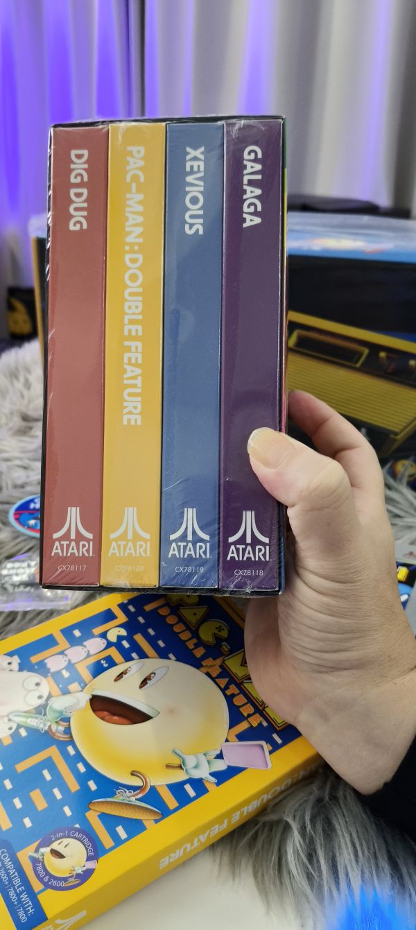 (現貨)Atari2600+PAC-MAN小精靈聯名同捆機+NAMCO卡帶合輯 