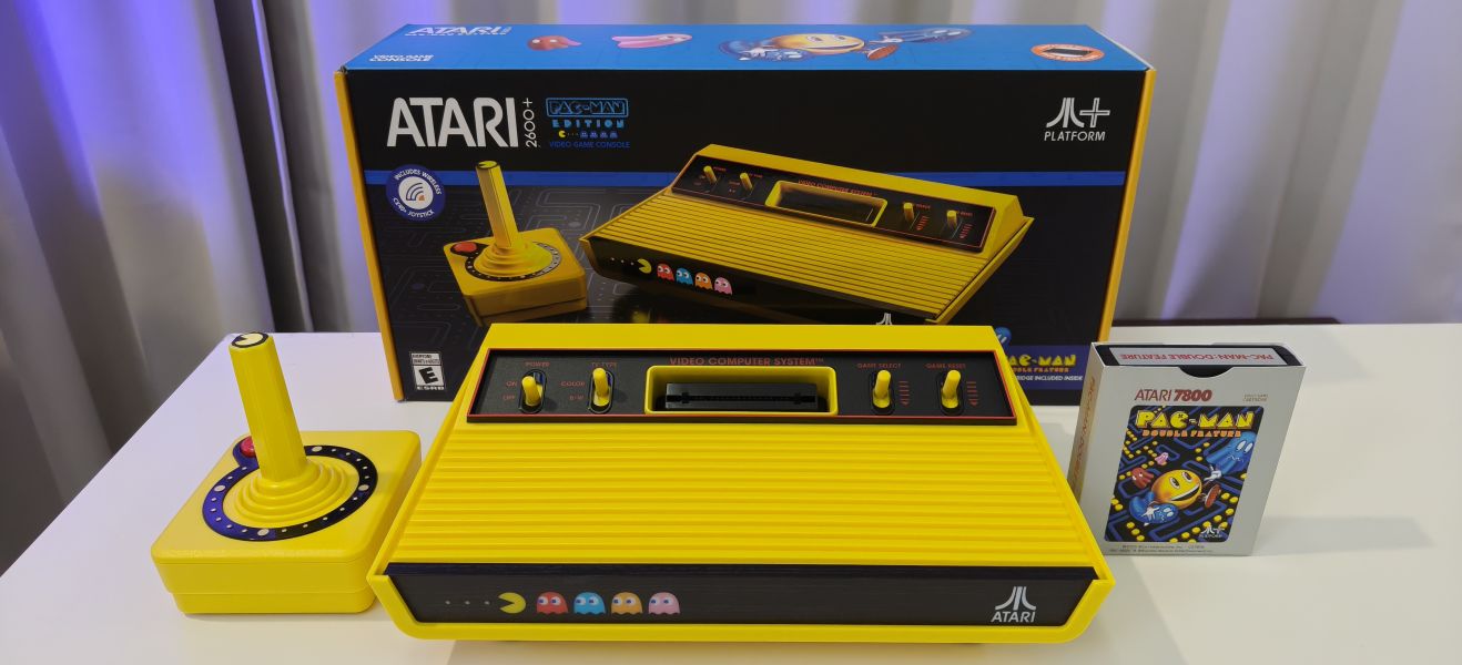 (現貨)Atari2600+PAC-MAN小精靈聯名同捆機+NAMCO卡帶合輯 