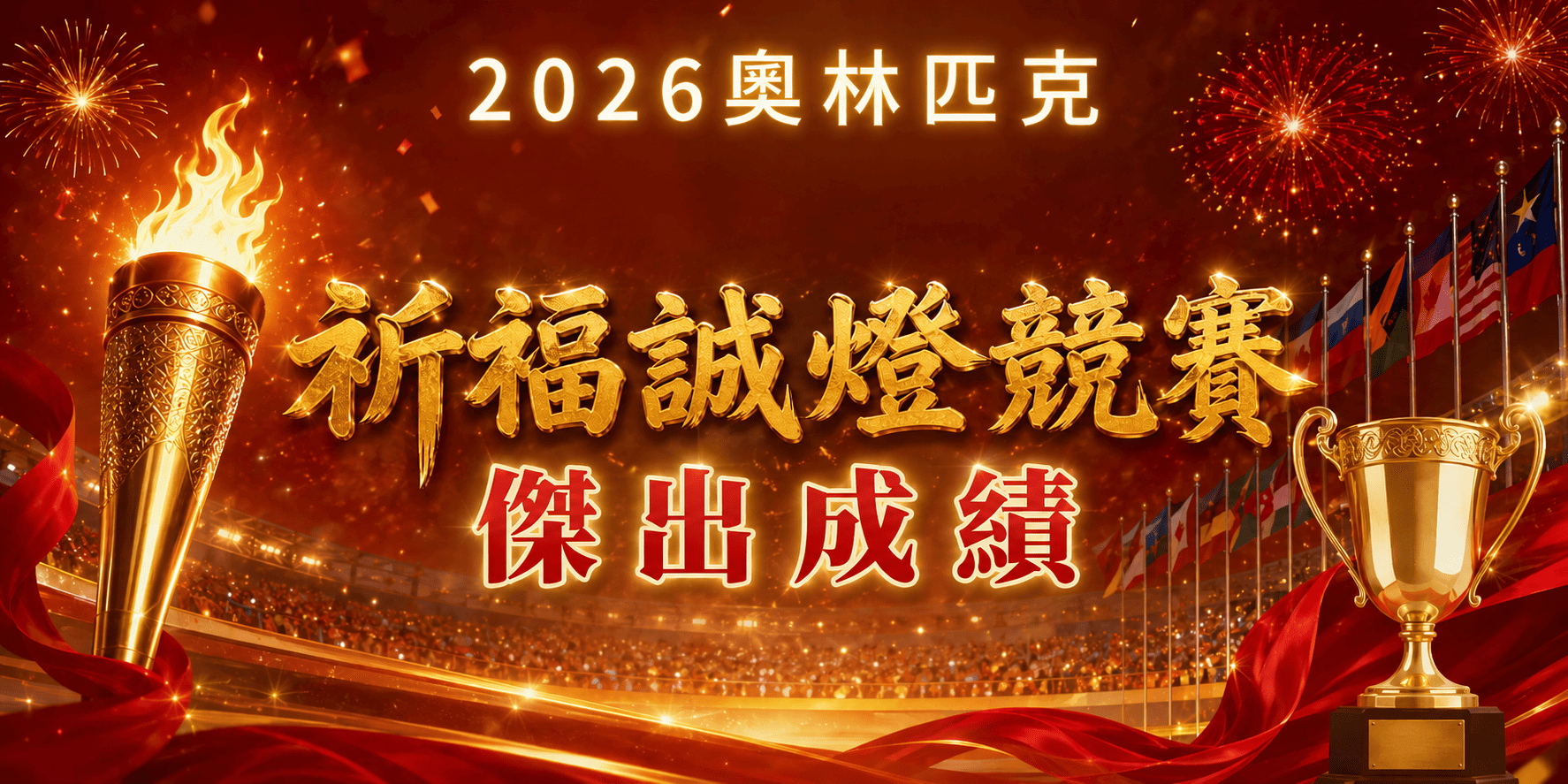 2026 APHCA 奧林匹克：祈福誠燈《花開六合祈福燈｜蔡依慧》奪優勝