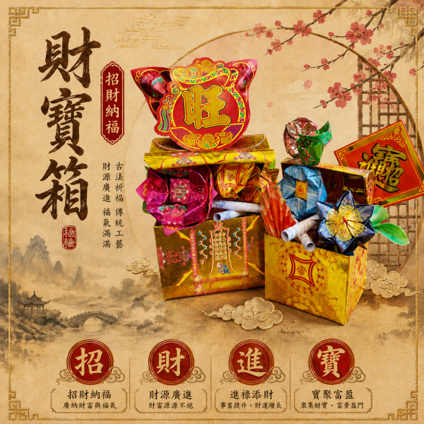 財寶箱教學專區 財寶箱,財寶箱DIY,財寶箱材料包,招財進寶,聚寶箱,補財庫,招財擺飾,祈福用品,祝壽供品,敬神用品,祭祀用品,開運招財,開幕送禮,聚財擺飾,財庫豐盈,三禾文創,好神花