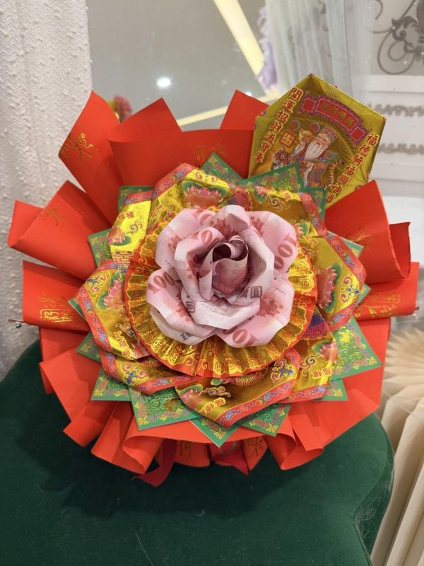 土地公 天赦日特惠款｜好神花Ｓ號 過年新春特惠, 好神花, 過年開工拜拜, 團拜供品, 開市祈福, 招財貴人, 財庫滿盈, 開工必拜, 紙藝供品, 三禾文創,金紙花,神明花,高雄金紙花,台中金紙花,台北金紙花