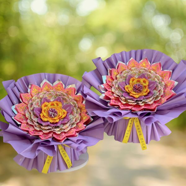 永思．千秋（XL款） 永思花、祭祀用紙花、往生金紙、祖先供品、超渡花束、清明祭祖、中元普渡、紙花供奉、哀思紙藝