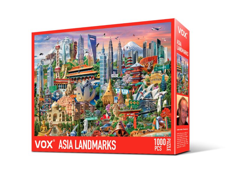 VOX 艾菲爾鐵塔 世界地標 義大利法西諾 1000片 