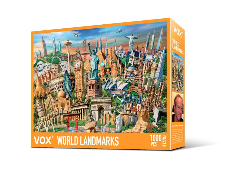 VOX 艾菲爾鐵塔 世界地標 義大利法西諾 1000片 