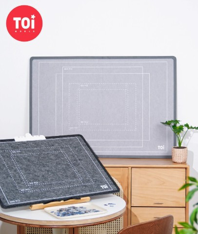 1000片折疊拼圖墊-深空灰 