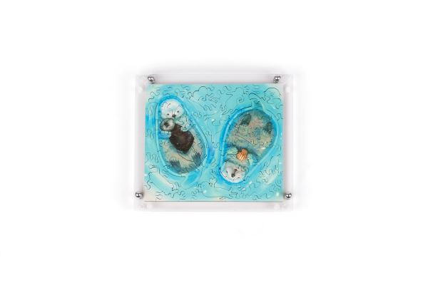 海裡魚 寶貝系列 海獺寶貝 Sea ​Otter Baby 70片 木質拼圖 