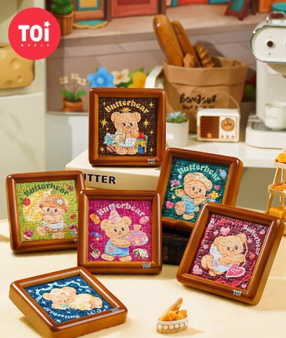 黃油小熊系列-小熊日常驚喜盒拼圖 49片 (單盒 隨機一款) 