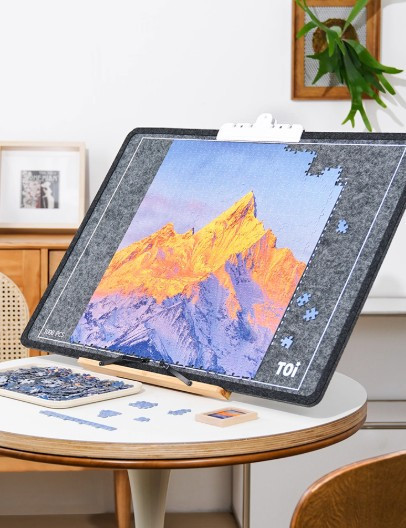 1000片折疊拼圖墊-深空灰 