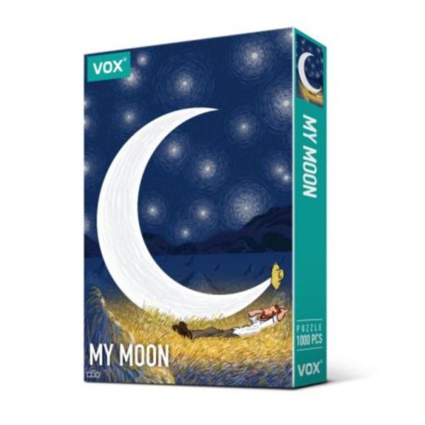 VOX 當梵谷走進畫裡系列_我的月亮 MY MOON 1000片(夜光) 