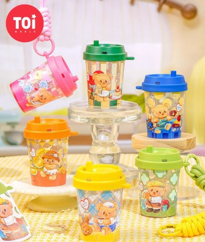 隨行杯-小熊咖啡杯-拼圖驚喜盒 (單盒 隨機一款) 