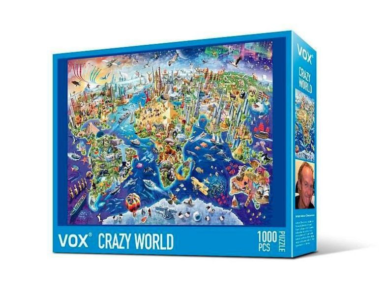 VOX 艾菲爾鐵塔 世界地標 義大利法西諾 1000片 