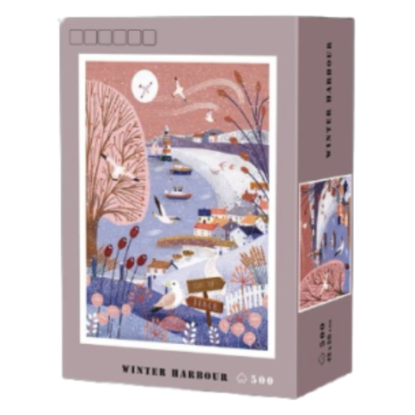 Ber拼圖工坊 Winter Harbour 500片 