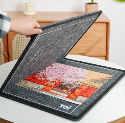 1000片折疊拼圖墊-深空灰 