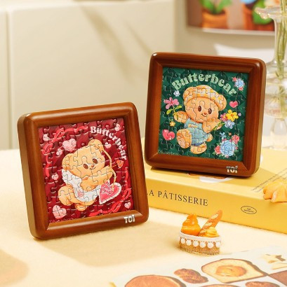 黃油小熊系列-小熊日常驚喜盒拼圖 49片 (單盒 隨機一款) 