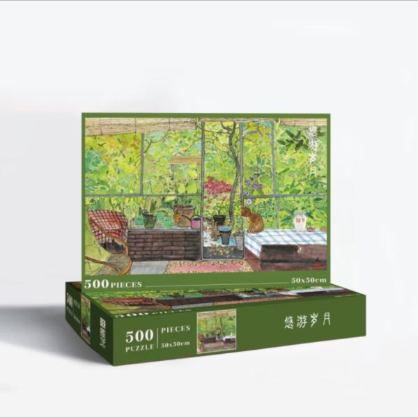 Ber拼圖工坊 悠游歲月 500片 