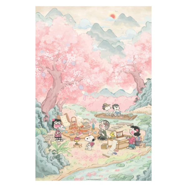 貓的天空之城 粉粉春意濃 1000片 