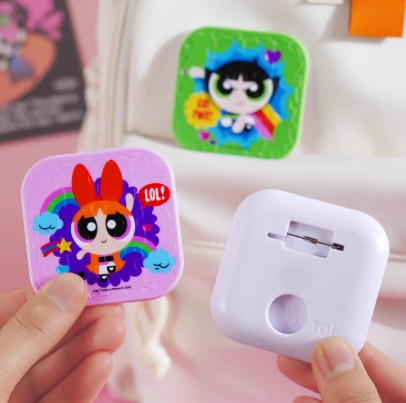 飛天小女警 冰箱貼勳章拼圖 