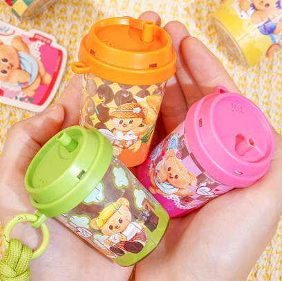 隨行杯-小熊咖啡杯-拼圖驚喜盒 (單盒 隨機一款) 