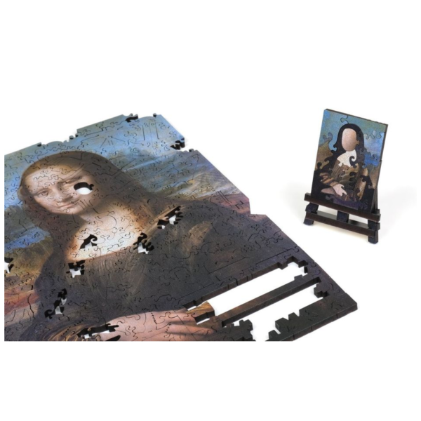 海裡魚 名畫博物館 達文西雙面木質拼圖 Pieces Of Masters - Da Vinci 