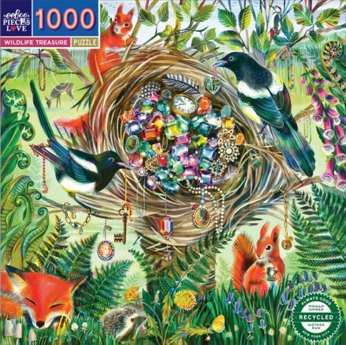 eeboo 野鳥的寶藏 1000片 