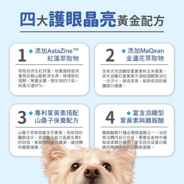 [即期良品↘︎2025.10] 護眼晶亮保健粉(30包/盒)葉黃素 金盞花萃取 山桑子 寵物益生菌/狗狗益生菌/狗狗葉黃素《天王星》【毛孩星球】 寵物眼睛保健,貓眼睛保健,貓淚痕,貓眼睛保養,體驗,試吃,犬貓眼睛疾病,犬貓保健,寵物健康,毛孩保健,寵物醫療,保健食品,