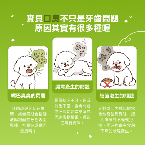 口腔清新護理保健粉(30包/盒)蜂膠萃取物+口腔益生菌+酵母維他命B群《寵物保健/貓咪益生菌/狗狗保健》【毛孩星球】 寵物保健,寵物口臭,狗嘴巴臭,貓口臭,寵物異味.