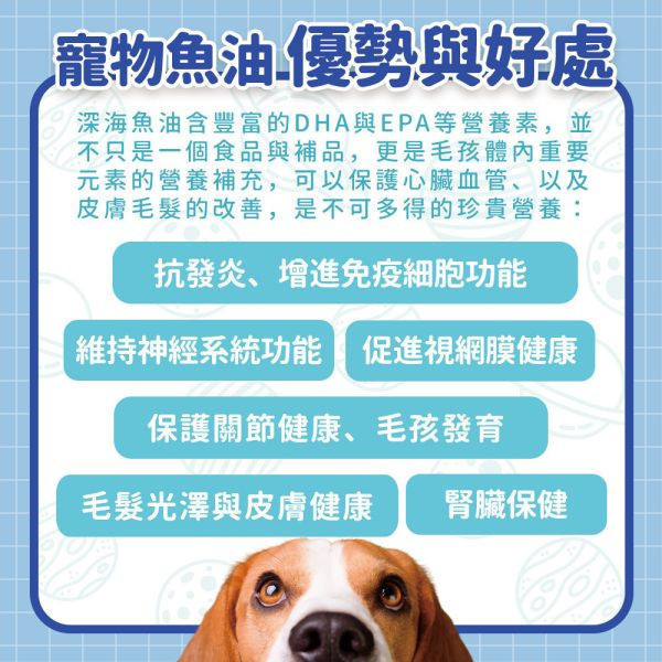 福氣PiPi 限定｜[即期良品↘︎2025.10] 高純度深海魚油膠囊30顆/盒 90%高純度Omega-3 DHA EPA 寵物魚油 貓魚油 狗魚油【毛孩星球】 寵物魚油,狗狗魚油,寵物保健,魚油推薦,狗貓魚油,寵物保健,毛孩,犬貓防護,寵物健康,毛孩毛髮