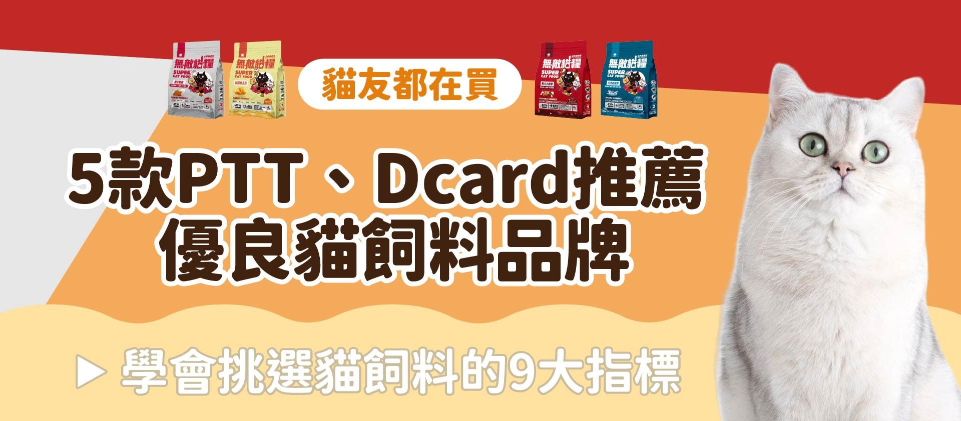 幼貓、成貓、老貓怎麼吃？5款PTT、Dcard推薦的優良貓飼料品牌