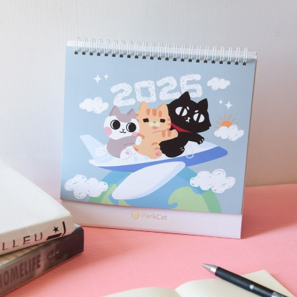 【全館贈品】2026貓樂園原創IP桌曆 
