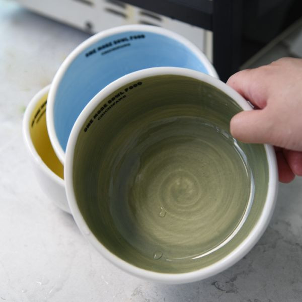 【主子用餐儀式感】奶油泡芙寵物陶瓷碗 寵物碗*顏色隨機* 