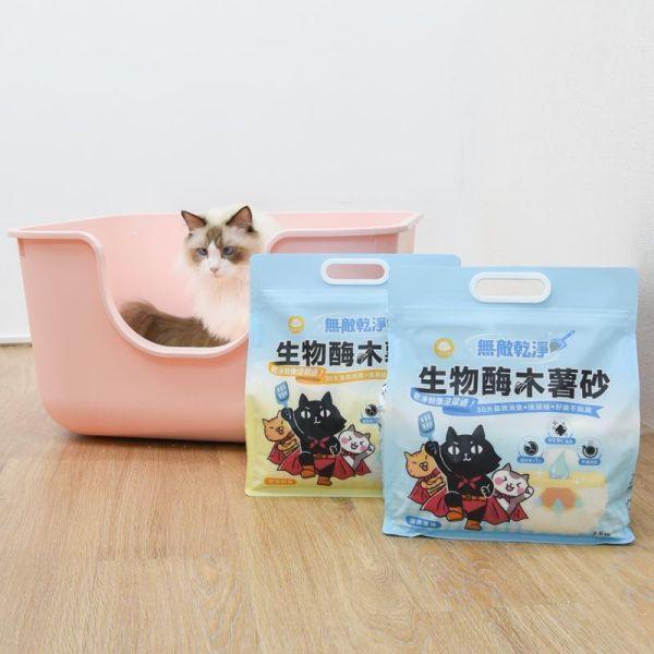 ＼箱購這裡買／限時『近半價』【30天長效消臭．強凝結0碎渣】ParkCat無敵乾淨 生物酶木薯砂 貓砂 貓砂,木薯砂,礦砂,豆腐砂,貓砂分享,貓砂評比