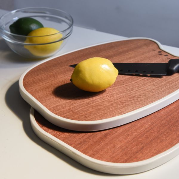 【抗菌防霉】貓耳烏檀木砧板 