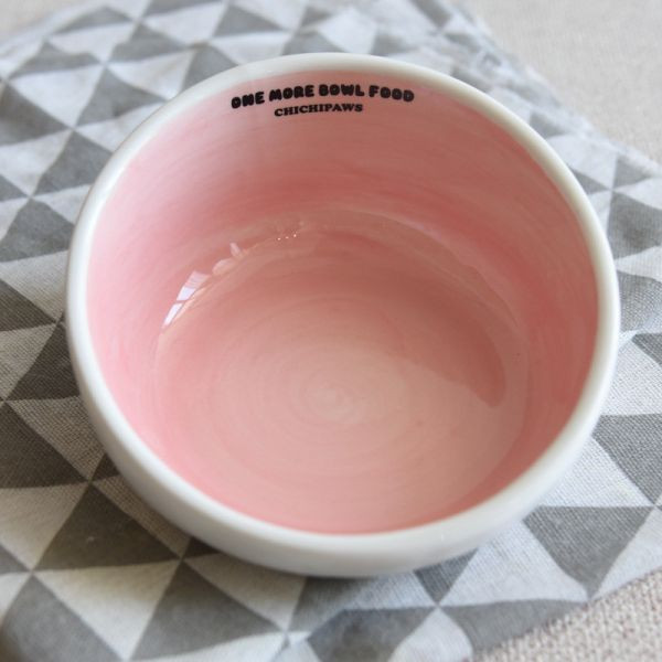 【主子用餐儀式感】奶油泡芙寵物陶瓷碗 寵物碗*顏色隨機* 