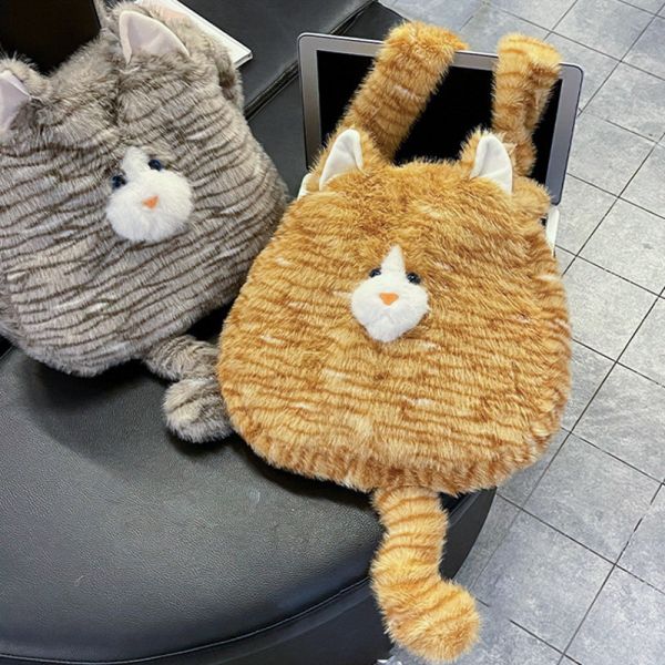 【專區贈品】可愛毛絨貓咪斜跨包 *款式隨機贈送* 