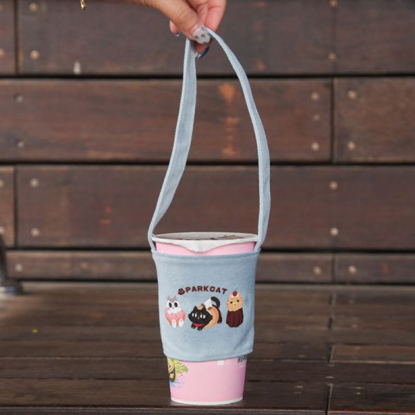 【喵喵甜點派】貓樂園IP品牌飲料杯套 