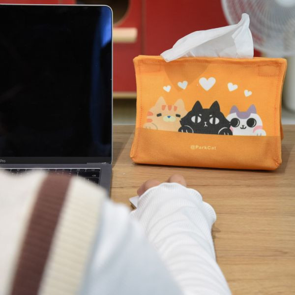 【把衛生紙變可愛】ParkCat貓樂園原創紙巾套 衛生紙套 共兩款 