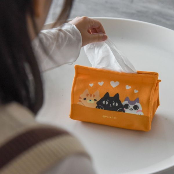 【把衛生紙變可愛】ParkCat貓樂園原創紙巾套 衛生紙套 共兩款 