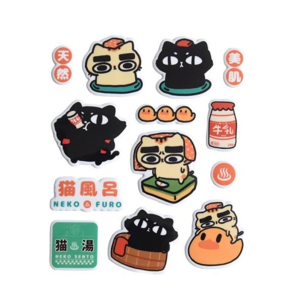 【一起泡湯吧】帕克與美保的貓風呂時光｜聯名限定商品 美保貓貓 Miho Nyanko 美保貓貓,無敵貓糧,帕克與無敵小夥伴,貓樂園