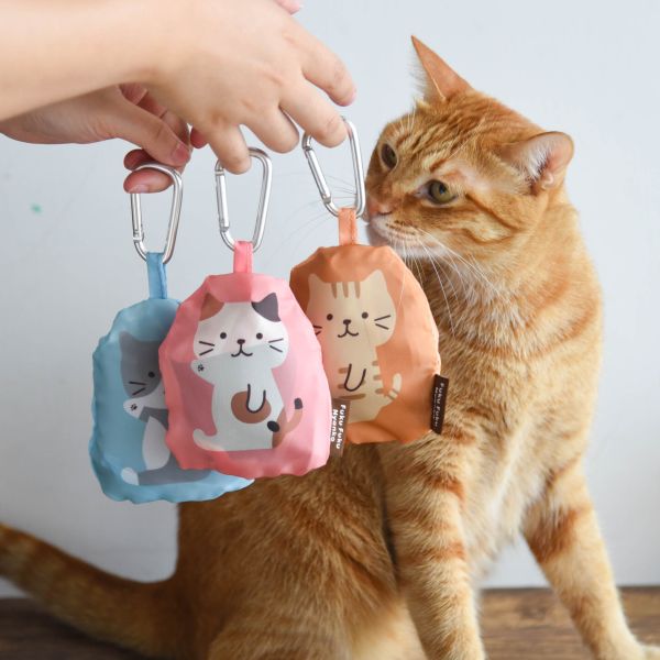 【購物提著喵】FUKU貓環保購物袋 