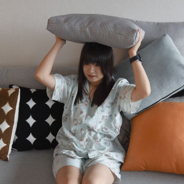 *售完不補【貓奴專屬居家服】雲朵貓居家睡衣三件套 共兩款 