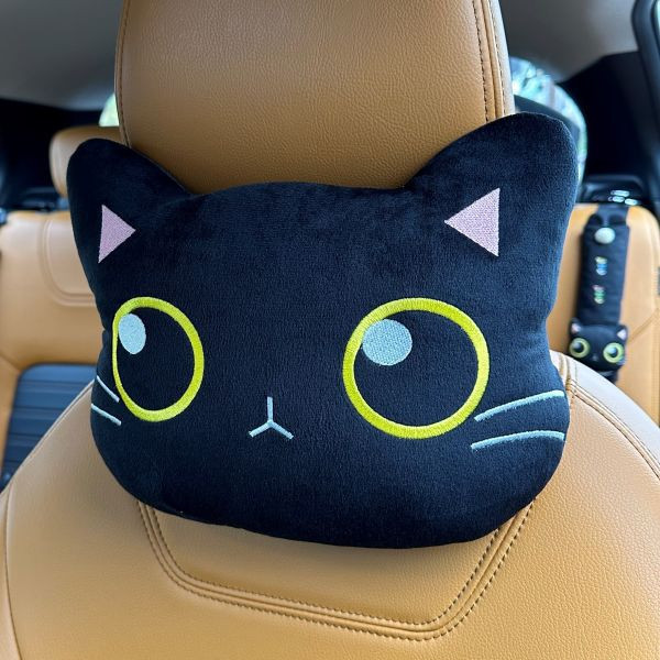 *活動贈品*【黑貓讓您舒適躺】黑貓頭枕 