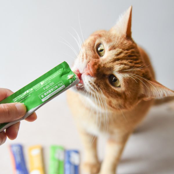 Drink me! 元氣Plus 黃金魚油貓肉泥 