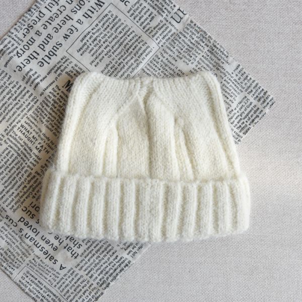 【戴上秒變主子同款】貓耳軟毛絨針織毛帽 