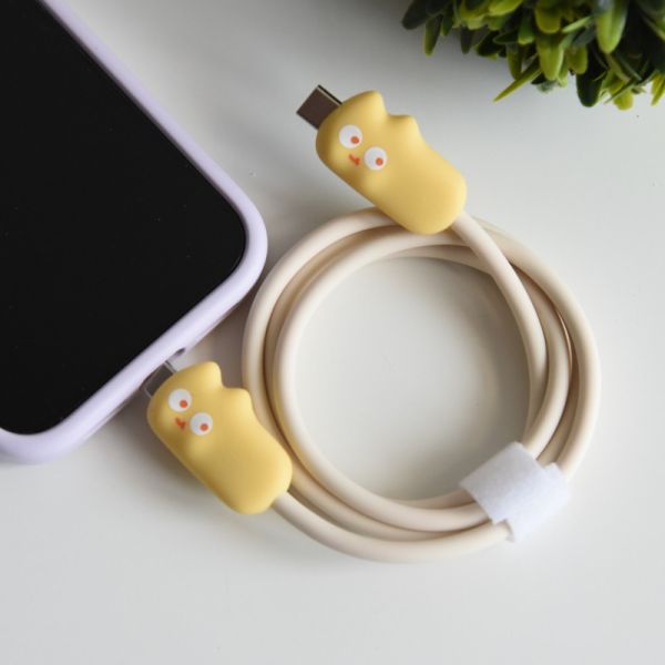 【快速回血充飽電】軟萌小貓快充數據線 