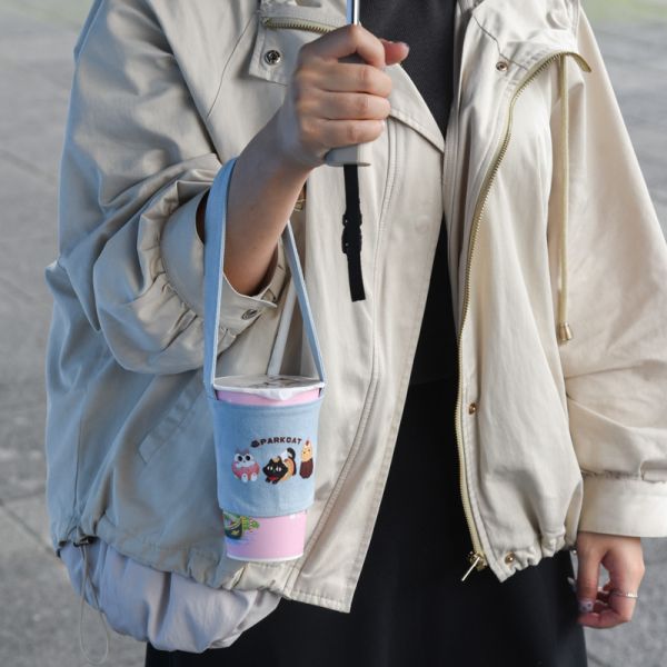 【喵喵甜點派】貓樂園IP品牌飲料杯套 