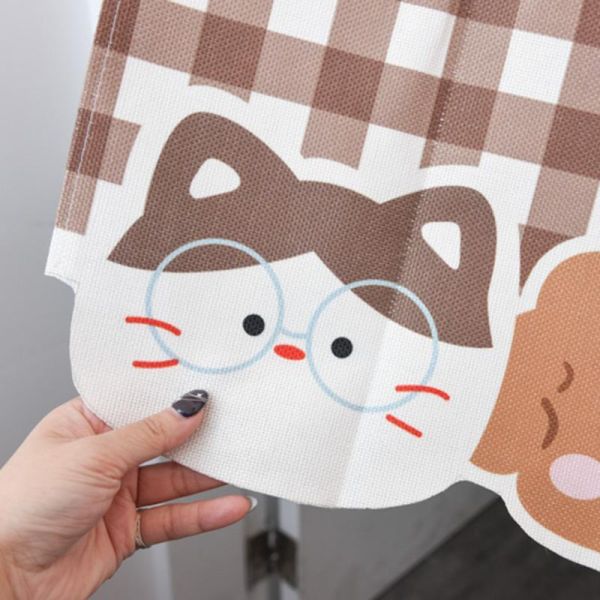 【進門就有喵】療癒貓咪免打孔門簾(送伸縮桿) 