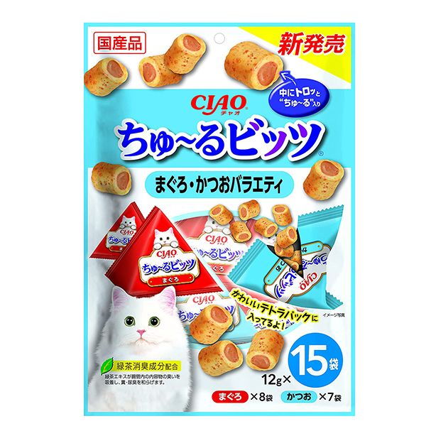 *限量販售* CIAO迷你夾心肉泥捲1包15入 