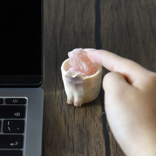 【專屬你的開運水晶】貓貓水晶原礦盲盒 